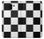 S2492 Black and White Checkerboard Etui Coque Housse pour Samsung Galaxy J6 (2018)