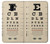 S2502 Eye Exam Chart Decorative Decoupage Poster Etui Coque Housse pour Samsung Galaxy J6 (2018)