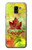 S2523 Canada Autumn Maple Leaf Etui Coque Housse pour Samsung Galaxy J6 (2018)