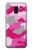 S2525 Pink Camo Camouflage Etui Coque Housse pour Samsung Galaxy J6 (2018)