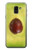 S2552 Avocado Fruit Etui Coque Housse pour Samsung Galaxy J6 (2018)