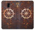 S2766 Ship Wheel Rusty Texture Etui Coque Housse pour Samsung Galaxy J6 (2018)