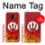 S2803 Feu Rouge Diable Lance Symbole Etui Coque Housse pour Samsung Galaxy J6 (2018)