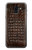 S2850 Brown Skin Alligator Graphic Printed Etui Coque Housse pour Samsung Galaxy J6 (2018)