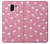 S2858 Pink Flamingo Pattern Etui Coque Housse pour Samsung Galaxy J6 (2018)