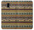 S2860 Aztec Boho Hippie Pattern Etui Coque Housse pour Samsung Galaxy J6 (2018)