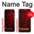 S2879 Rouge Arowana écailles de poisson Etui Coque Housse pour Samsung Galaxy J6 (2018)