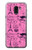 S2885 Paris Pink Etui Coque Housse pour Samsung Galaxy J6 (2018)