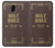 S2889 Holy Bible Cover King James Version Etui Coque Housse pour Samsung Galaxy J6 (2018)