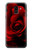 S2898 Red Rose Etui Coque Housse pour Samsung Galaxy J6 (2018)