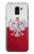 S3005 Poland Football Soccer Euro 2016 Etui Coque Housse pour Samsung Galaxy J6 (2018)