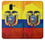 S3020 Ecuador Flag Etui Coque Housse pour Samsung Galaxy J6 (2018)
