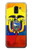 S3020 Ecuador Flag Etui Coque Housse pour Samsung Galaxy J6 (2018)