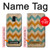 S3033 Bois Chevron Imprimé millésimé Graphic Etui Coque Housse pour Samsung Galaxy J6 (2018)