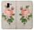 S3079 Vintage Pink Rose Etui Coque Housse pour Samsung Galaxy J6 (2018)