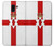 S3089 Flag of Northern Ireland Etui Coque Housse pour Samsung Galaxy J6 (2018)