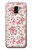S3095 Vintage Rose Pattern Etui Coque Housse pour Samsung Galaxy J6 (2018)