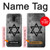 S3107 Judaïsme étoile de David Symbole Etui Coque Housse pour Samsung Galaxy J6 (2018)
