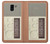 S3165 FM AM Wooden Receiver Graphic Etui Coque Housse pour Samsung Galaxy J6 (2018)