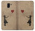 S3170 Girl Heart Out of Reach Etui Coque Housse pour Samsung Galaxy J6 (2018)