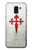 S3200 Order of Santiago Cross of Saint James Etui Coque Housse pour Samsung Galaxy J6 (2018)