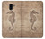 S3214 Seahorse Skeleton Fossil Etui Coque Housse pour Samsung Galaxy J6 (2018)
