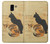 S3229 Vintage Cat Poster Etui Coque Housse pour Samsung Galaxy J6 (2018)