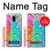 S3235 Mélange aquarelle Etui Coque Housse pour Samsung Galaxy J6 (2018)