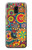 S3272 Colorful Pattern Etui Coque Housse pour Samsung Galaxy J6 (2018)