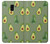 S3285 Avocado Fruit Pattern Etui Coque Housse pour Samsung Galaxy J6 (2018)