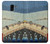 S3347 Utagawa Hiroshige Sudden shower Etui Coque Housse pour Samsung Galaxy J6 (2018)