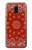 S3355 Bandana Red Pattern Etui Coque Housse pour Samsung Galaxy J6 (2018)
