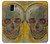 S3359 Vincent Van Gogh Skull Etui Coque Housse pour Samsung Galaxy J6 (2018)