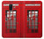 S0058 British Red Telephone Box Etui Coque Housse pour Samsung Galaxy A6 (2018)