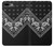 S3363 Bandana Black Pattern Etui Coque Housse pour iPhone 7 Plus, iPhone 8 Plus