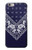 S3357 Navy Blue Bandana Pattern Etui Coque Housse pour iPhone 6 6S