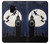 S3249 Peter Pan Fly Full Moon Night Etui Coque Housse pour Samsung Galaxy S9