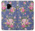 S3265 Vintage Flower Pattern Etui Coque Housse pour Samsung Galaxy S9