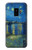 S3336 Van Gogh Starry Night Over the Rhone Etui Coque Housse pour Samsung Galaxy S9