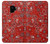 S3354 Red Classic Bandana Etui Coque Housse pour Samsung Galaxy S9