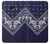 S3357 Navy Blue Bandana Pattern Etui Coque Housse pour Samsung Galaxy A5 (2017)