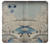S3350 Utagawa Hiroshige Drum Bridge Yuhi Hill in Meguro Etui Coque Housse pour LG G6