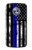 S3244 Thin Blue Line USA Etui Coque Housse pour Motorola Moto X4