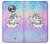 S3256 Cute Unicorn Cartoon Etui Coque Housse pour Motorola Moto X4