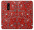 S3354 Red Classic Bandana Etui Coque Housse pour OnePlus 6