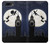 S3249 Peter Pan Fly Full Moon Night Etui Coque Housse pour OnePlus 5T