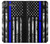 S3244 Thin Blue Line USA Etui Coque Housse pour Sony Xperia XZ1