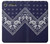 S3357 Navy Blue Bandana Pattern Etui Coque Housse pour Sony Xperia XZ1