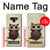 S0360 café Chouette Etui Coque Housse pour Note 9 Samsung Galaxy Note9