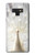 S1980 White Peacock Etui Coque Housse pour Note 9 Samsung Galaxy Note9